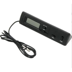 TERMOMETR PANELOWY LCD SAMOCHODOWY wew/zew/czas.