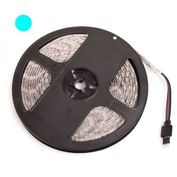TAŚMA LED 12VDC 5050 IP65 NIEBIESKA 300LED