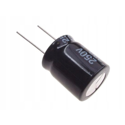 KON. ELEKTR. 220uF/250V 105'
