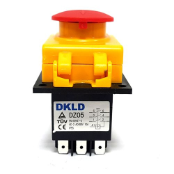WYŁĄCZNIK Z/N DKLD DZ05 400V 10A 7PIN KLAPKA BEZP