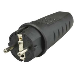 WTYK GUMOWY 230V 16A IP44 DŁUGI KORPUS