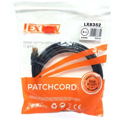 KABEL PATCH CORD 2xRJ45 CAT.6E 3m