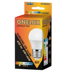 ŻARÓWKA LED E27 6W 480lm KULKA WW ONELUX (Samsung)