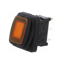 PRZEŁĄCZNIK KOŁ. 12VDC 16A POMARAŃCZ IP65