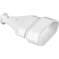 GNIAZDO 230V GN-11 PŁASKIE BIAŁE