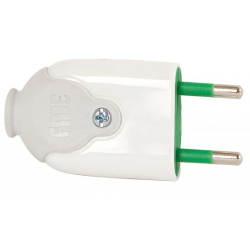 WTYCZKA 230V PŁASKA BIAŁA