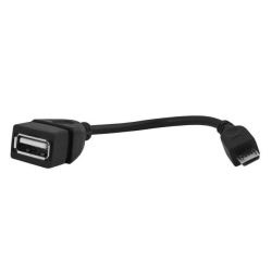 KABEL USB A GNIAZDO - microUSB WTYK OTG
