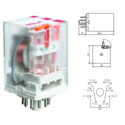 PRZEKAŹNIK 24VAC R-15 2P 2012-23-5024WT