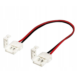 ŁĄCZNIK PASKÓW LED 10mm RGB (5050) Z PRZEWODAMI
