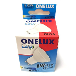 ŻARÓWKA LED GU10 8W(55W) 720lm CW 6500K ONELUX