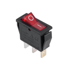 PRZEŁĄCZNIK KOŁ. MK-111 12V PODŚW. CZERWONY