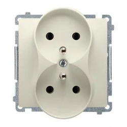 GNIAZDO BASIC BMGZ2.01/12 PODW. BEŻOWE