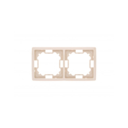 RAMKA BASIC MODUŁ BMR2/12 POWÓJNA BEŻOWA