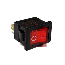 PRZEŁĄCZNIK KOŁ. PODŚW. 230V MIXL-201/C3 RED