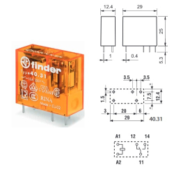 PRZEKAŹNIK 24VAC 40.31.8.024.0000 1P