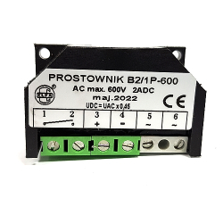 UKŁAD PROSTUJĄCY B2/1P-600 600VAC, 2ADC