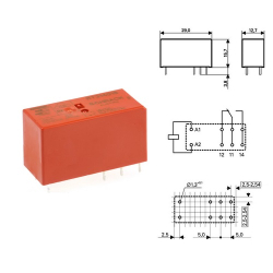 PRZEKAŹNIK 18VDC RT314018 16A/250VAC