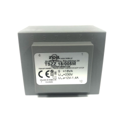 TRANSF. 230V/12V/1,5A TSZZ 18/005M
