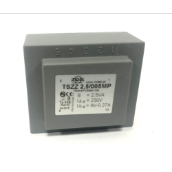 TRANSF. 230V/9V/0,27A TSZZ 2,5/005MP