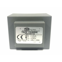 TRANSF. 230V/9V/1,33A TSZZ 12/005M