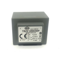 TRANSF. 230V/6V/0,33A TSZZ 2/003MP
