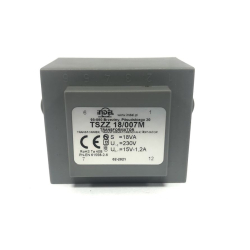 TRANSF. 230V/15V/1,2A TSZZ 18/007M
