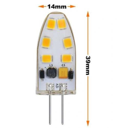 ŻARÓWKA LED G4 12V/3W CIEPŁA DIMMABLE