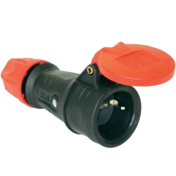 GNIAZDO 230V 10/16A 2P+Z PRZENOŚNE TOP TAURUS