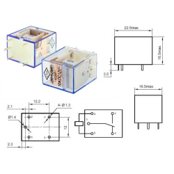 PRZEKAŹNIK 12VDC JZC-20F 4088 10A