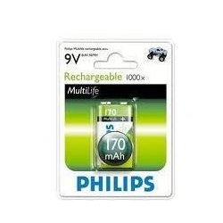 AKUMUL. 6F22 9V 170mAh PHILIPS 7R22