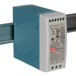 ZASILACZ NA SZYNĘ 24V 1,7A MDR-40-24 MEAN WELL