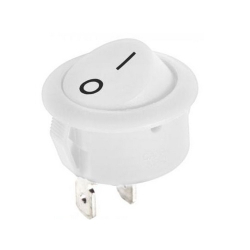 PRZEŁĄCZNIK KOŁ. 0-1 OKRAGŁY BIAŁY