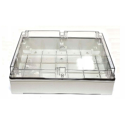 OBUDOWA N/T 460X380X130mm IP56 B/DŁ. PRZEZROCZYSTE