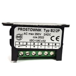 UKŁAD PROSTUJĄCY B2/2P-250 250VAC, 2ADC