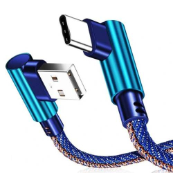 KABEL USB-C KĄTOWY 2M