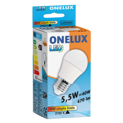 ŻARÓWKA LED E27 5,5W 480 LM KULKA NW ONELUX