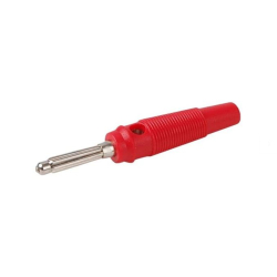 WTYK BANANOWY WB413-R 4mm 50V=(30V/32A) RED