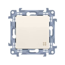 ŁĄCZNIK 230V SIMON10 CW7.01/41 KRZYŻ. BEŻ