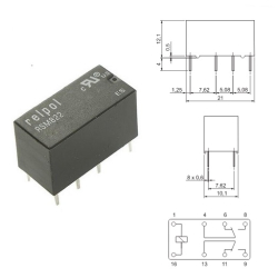 PRZEKAŹNIK 12VDC RSM-822-6112-85-S012 2P