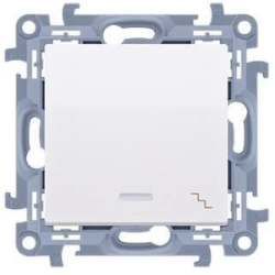 ŁĄCZNIK 230V SIMON10 CW6L.01/11 SCHOD. POJ. PODŚW