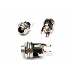 GNIAZDO ZASILANIA DC 2,5/5,5 PRZYKRĘCANE