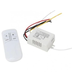 ZDALNY WŁĄCZNIK URZĄDZEŃ 230V PILOT 2 KAN. RF