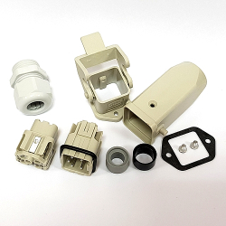 HARTING 10200040002 HAN-KIT 3A 4+PE Męski+Żeński