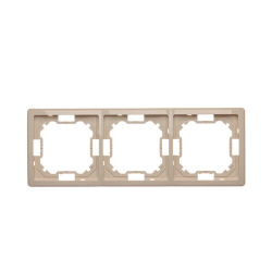 RAMKA BASIC MODUŁ BMR3/12 POTRÓJNA BEŻOWA