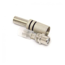 GNIAZDO RCA METAL PRZEWÓD