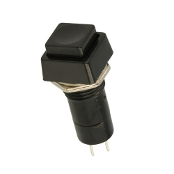 PRZEŁĄCZNIK PRZYCISK PBS12-BB OFF-(ON) CZARNY