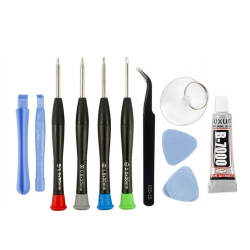ZESTAW DO SERWISOWANIA TEL. KOM. 11 EL. Z KLEJEM