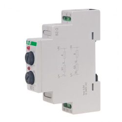 MODUŁ BEZPIECZNIKOWY BZ-2 SZYNA BEZP. 5x20mm F&F