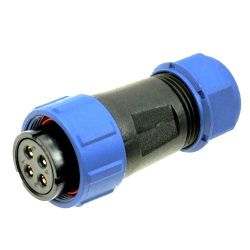 GNIAZDO 4PIN NA PRZEWÓD 25A 500V