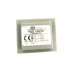 TRANSF. 230V/12V/0,58A TSZZ 7/007M